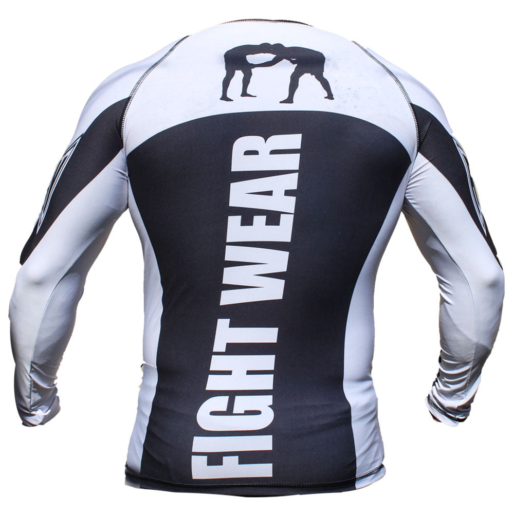 Rashguard BJJ NOGI Move Faixa Lateral Branca